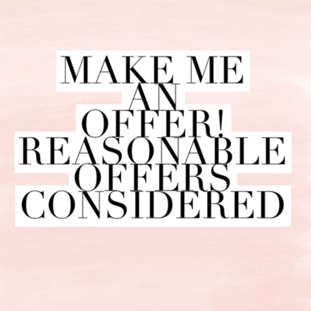 Make an offer I love a good haggle!!!